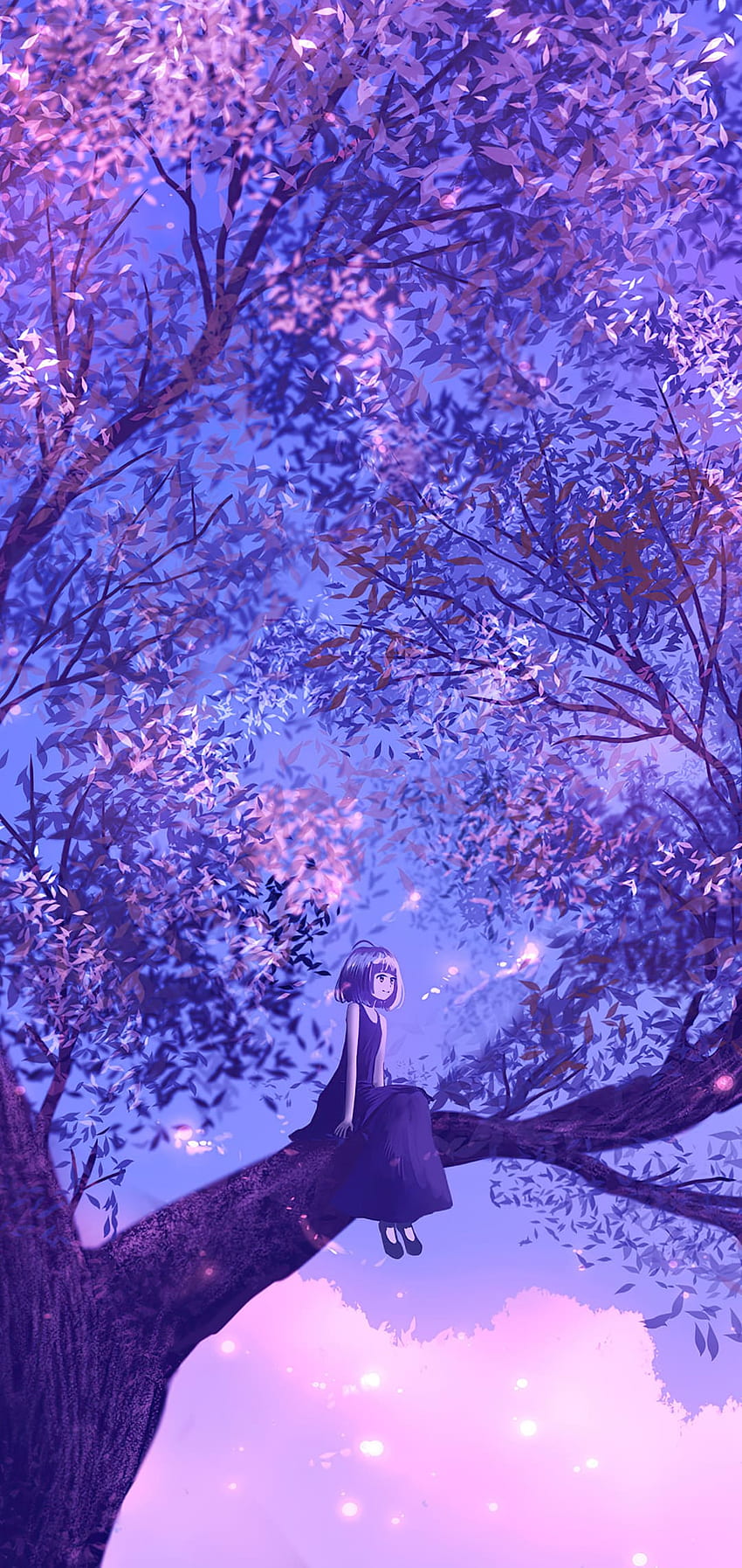 Purple Anime Wallpaper  JPG  Templatenet