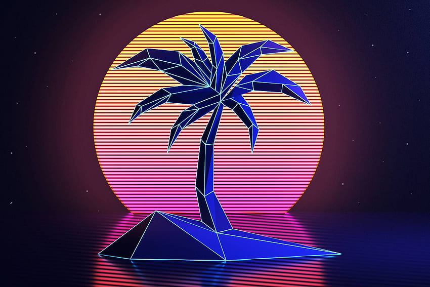 Steam Community - :: cool neon island, 80s Aesthetic HD wallpaper