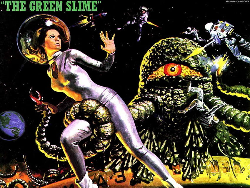 The Green Slime. Fond d'écran science fiction, Fond écran gratuit, Cinéma, Classic Science Fiction HD wallpaper