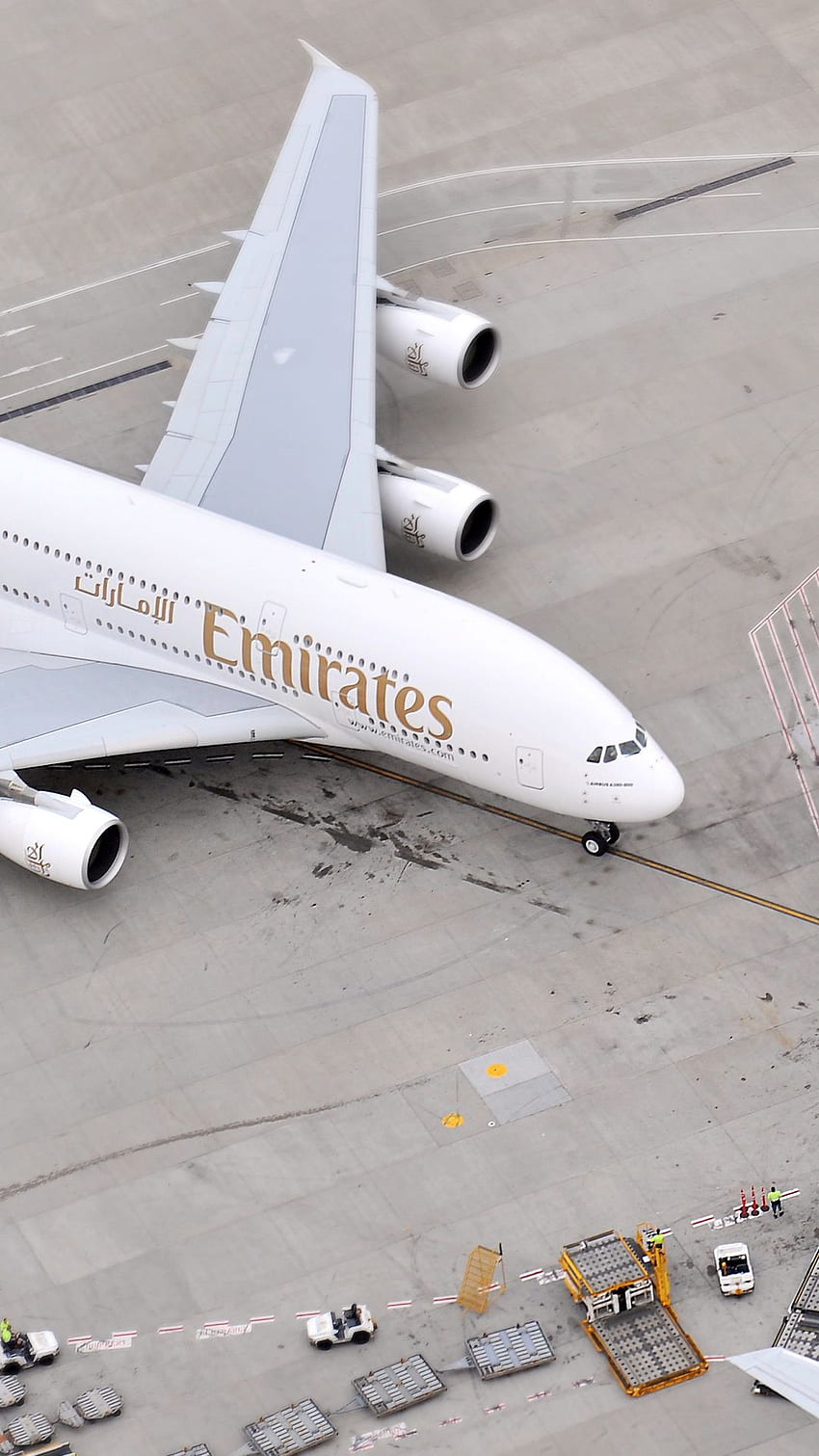 samolot, linie lotnicze emirates, airbus, a380 Tapeta na telefon HD