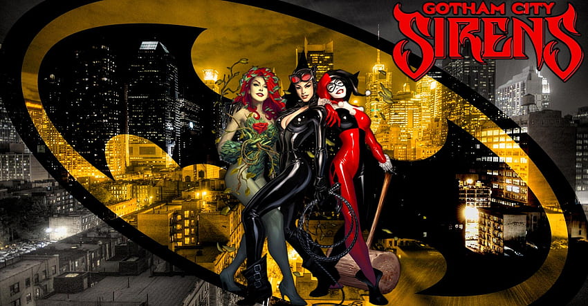 Sirènes De Gotham City, Harley Quinn, DC Comics, Gotham City, Posion Ivy, DC, Catwoman, Univers DC Fond d'écran HD