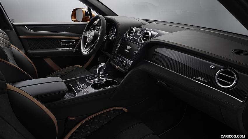 Bentley Bentayga Speed - Interior. HD wallpaper