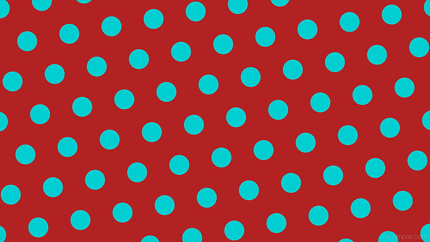 red polka dots hexagon blue fire brick dark turquoise HD wallpaper