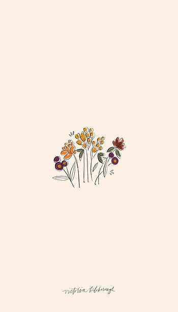 simple flower background