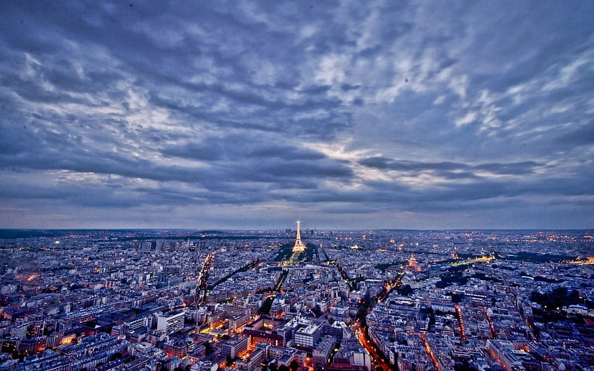 paysage urbain de paris, paris, ville, la tour, eiffel, bâtiment Fond d'écran HD