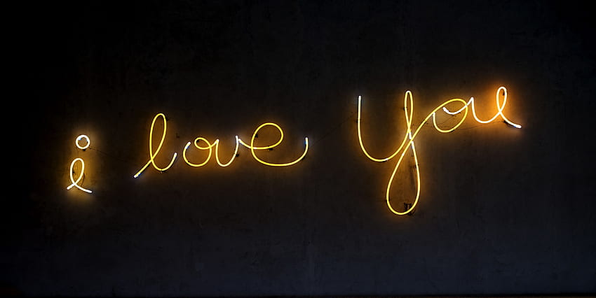 Love, Words, Backlight, Illumination, Inscription HD wallpaper