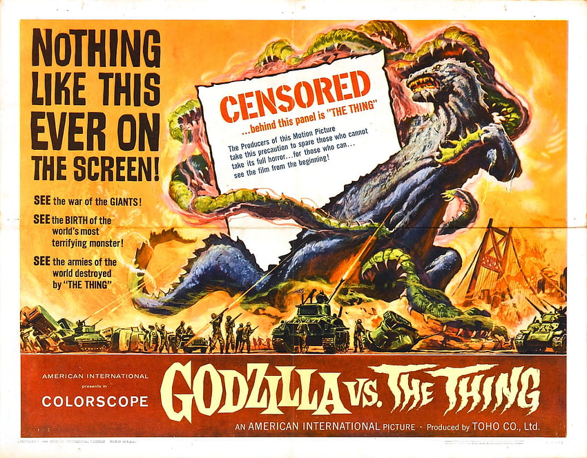 Godzilla Vs The Thing 1964 . Background, Classic Godzilla HD wallpaper
