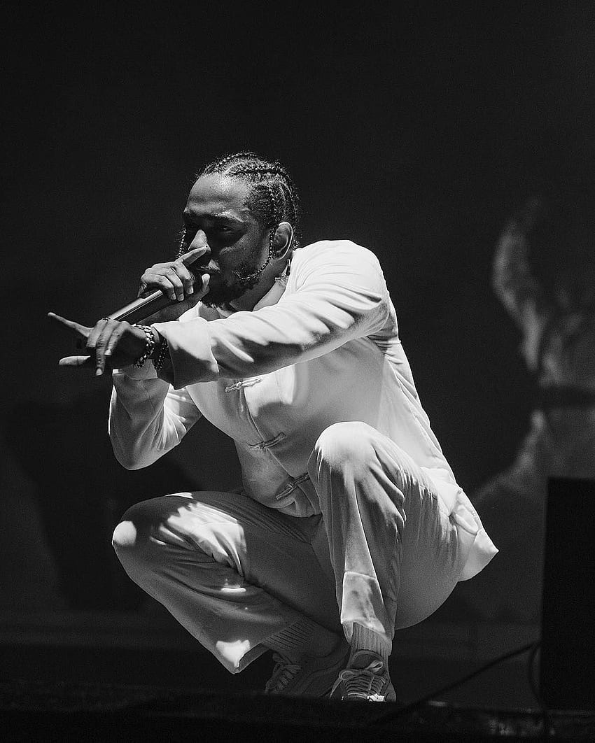 Kendrick Lamar. Kendrick lamar, video musicale di Kendrick lamar, Lamar, Kendrick Lamar in bianco e nero Sfondo del telefono HD