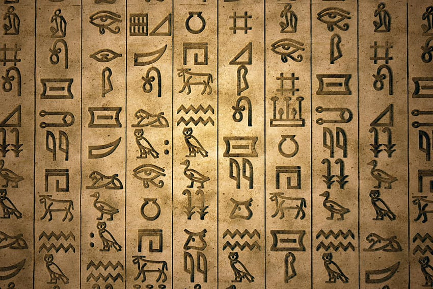 Ces faits sur les hiéroglyphes égyptiens vous surprendront simplement, l'écriture égyptienne Fond d'écran HD