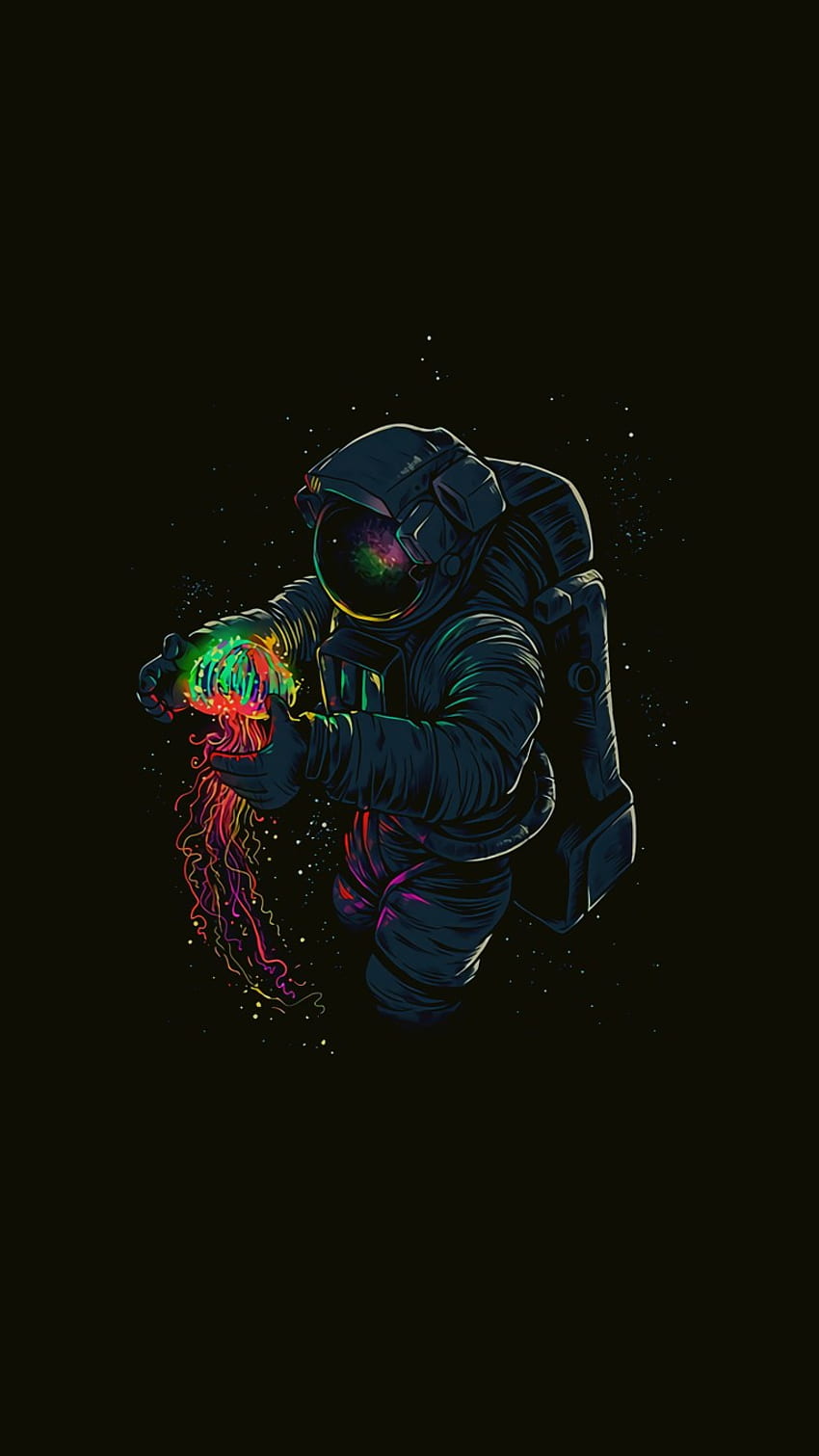 Astronaut AMoled for Android Chromebook, Super Amoled Mobile HD phone wallpaper