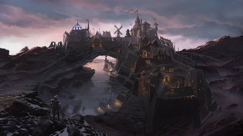 The Elder Scrolls V Skyrim City Fantasy Art Video Games Hd Wallpaper Pxfuel