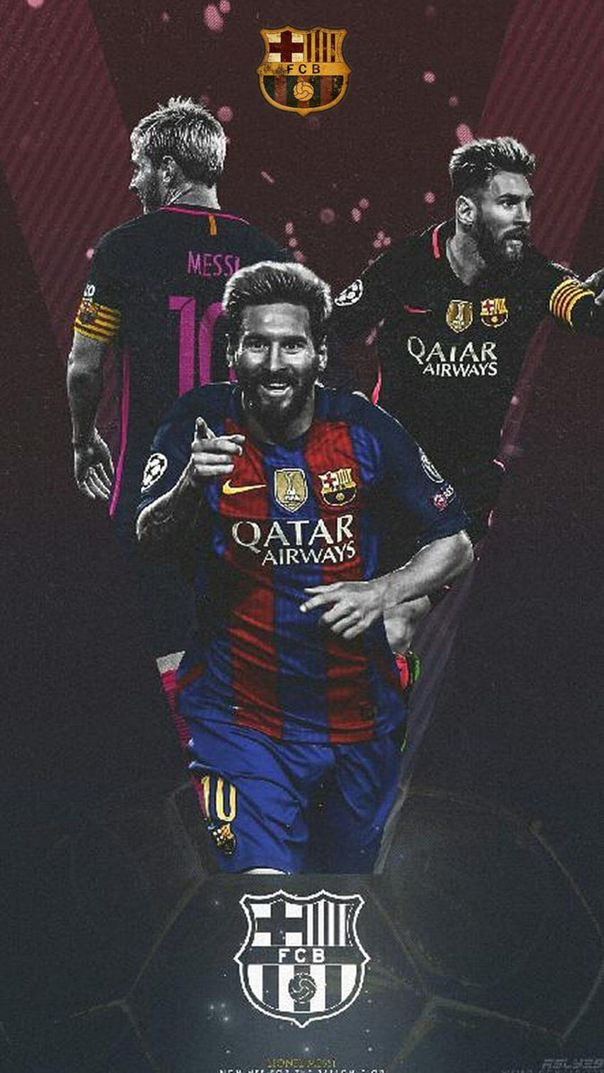 FC - Lionel Messi Barcelona iPhone X wallpaper ponsel HD