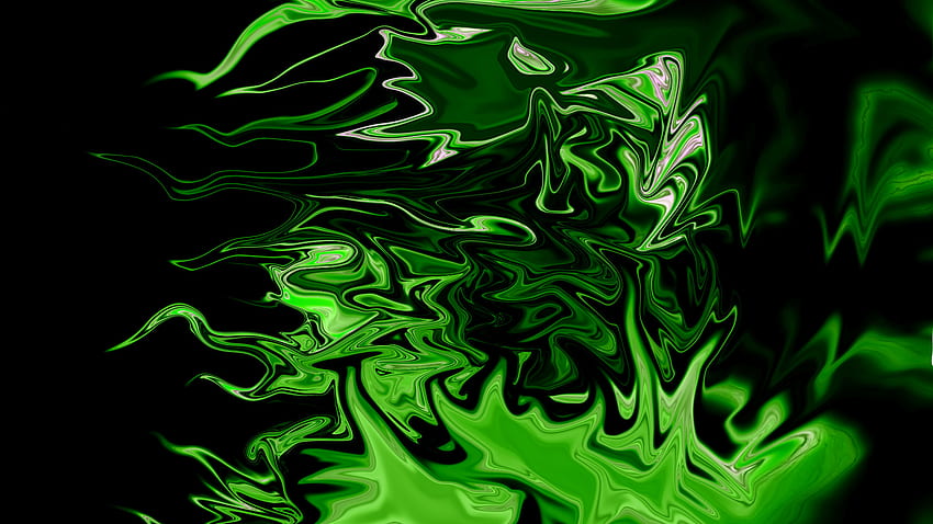 Зелен пламък (най-добрият Зелен пламък и ) в чата, Зелен огнен череп HD тапет
