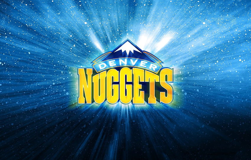 Blue, Sport, Basketball, Background, Logo, Denver, Denver Nuggets HD wallpaper