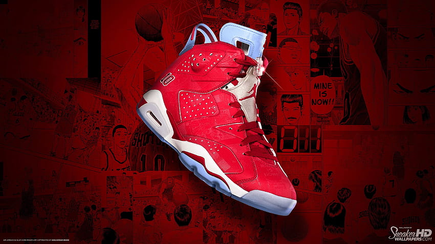 Jordan 3 , Sapatos Jordan Vermelhos papel de parede HD