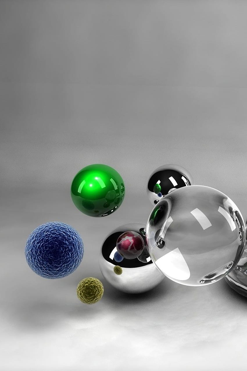 tube, jar, balls, study, system iphone, Marble Balls HD phone wallpaper