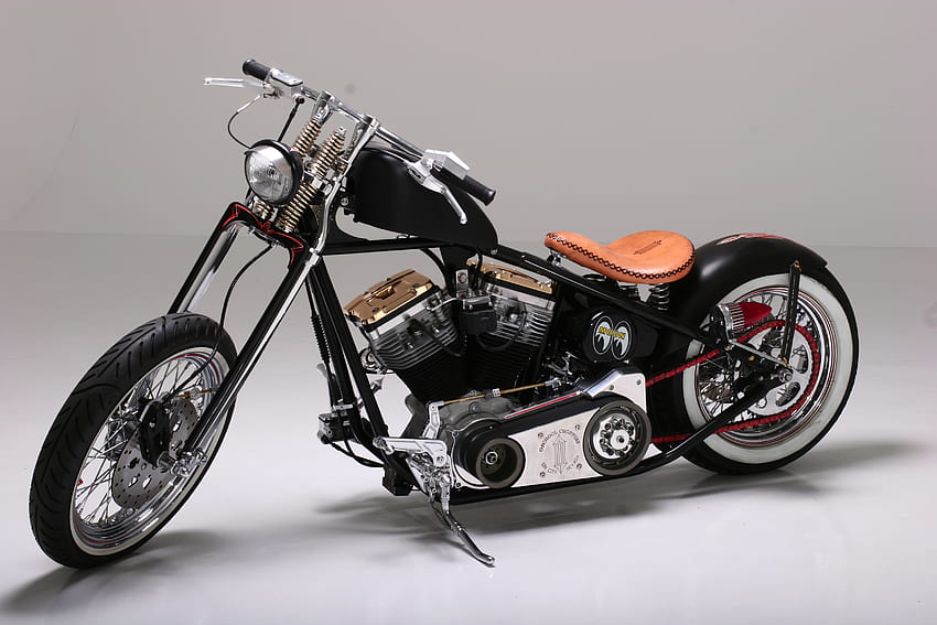 old skool, but a great look, motorcycles, bikes, choppers, harley davidson HD wallpaper