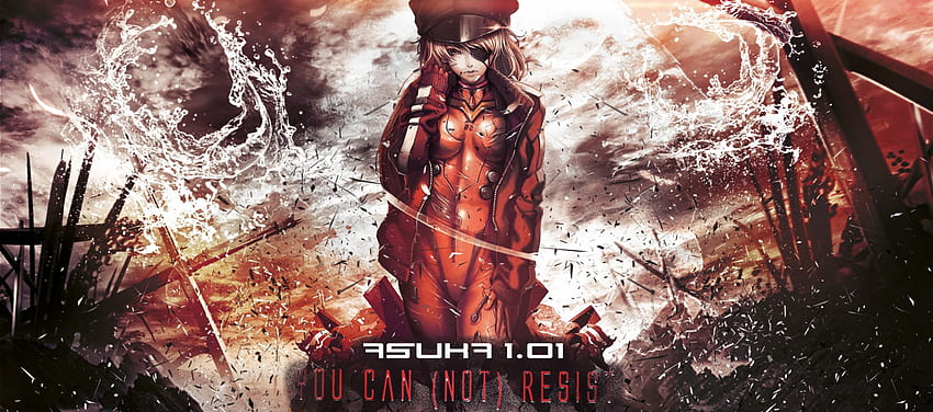 Asuka You Can (Not) Resist, evangelion, neon genesis evangelion, gadis, gadis anime, bodysuit, asuka, anime, fantasi, abstrak, , eva, perempuan Wallpaper HD