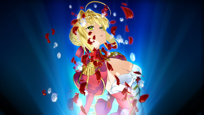 Nero claudius, kızıl kılıç, Fate/Grand Order, ateşli anime kızı HD duvar kağıdı