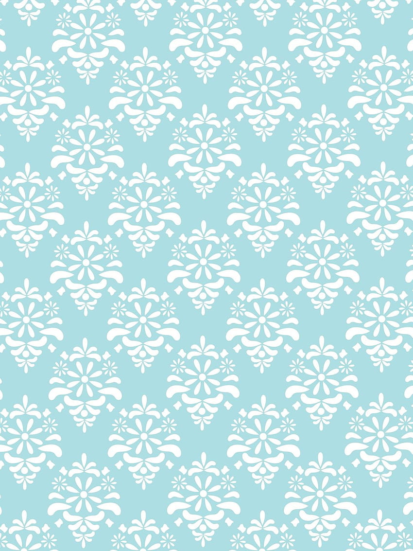 damask blue blue damask 007 - Top Background HD phone wallpaper