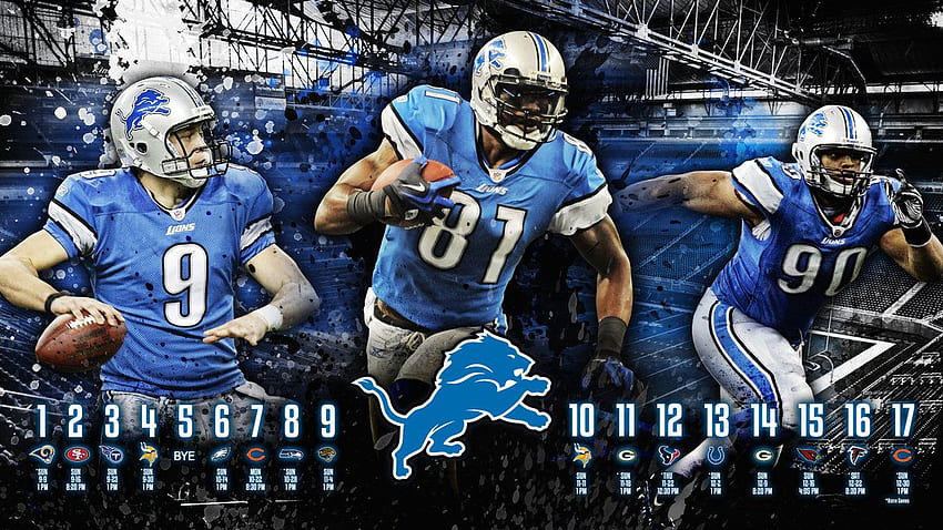 I made a Lions mobile wallpaper with the new uniform theme : r/detroitlions