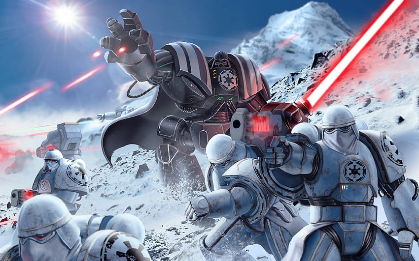 Warhammer Stormtroopers Darth Vader • GameP HD-Hintergrundbild