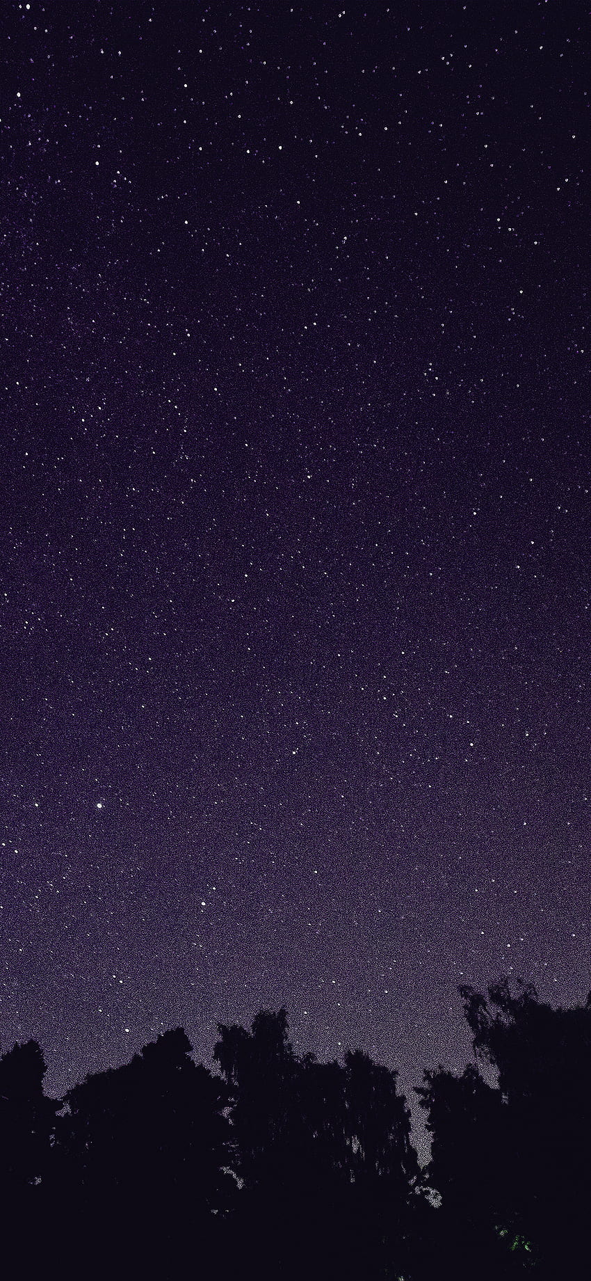 iPhone'a X. gwiaździste nocne niebo gwiazda galaktyka przestrzeń ciemny fiolet, Starry Night Phone Tapeta na telefon HD