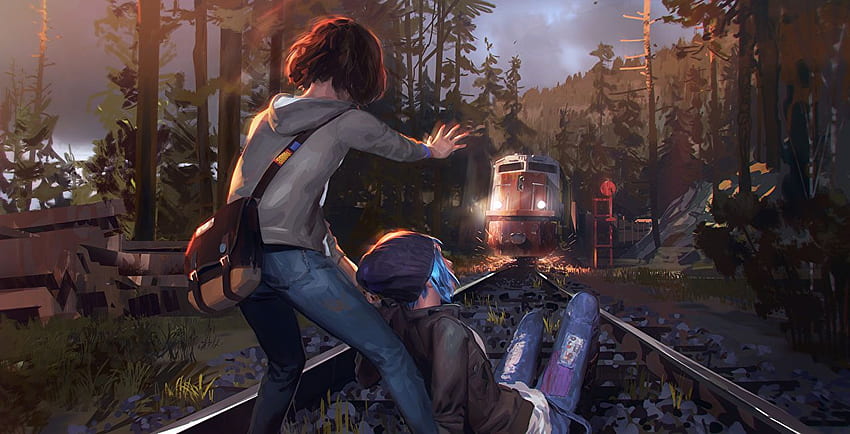 Petites filles Locomotive Life Is Strange 2 Trains jeu vidéo Fond d'écran HD