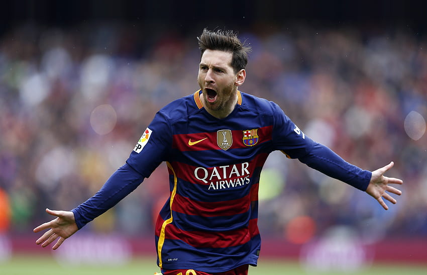 Lionel Messi, gol, celebrità, calciatore Sfondo HD