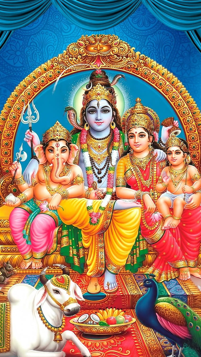 Sami, Signore Ganesha, Signore Kartikeya Sfondo del telefono HD