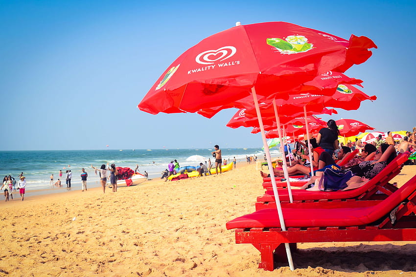 goa , Hintergrund, Strand von Goa HD-Hintergrundbild
