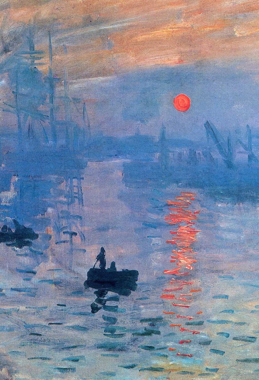 Claude Monet. Impressione, alba, 1873. iOS 7 pronto. Arte, Papaveri di Monet Sfondo del telefono HD