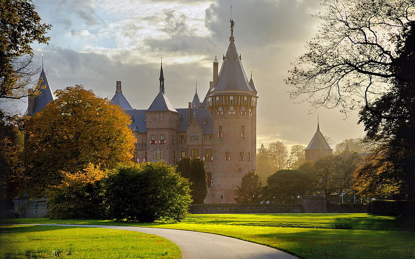 Castle De Haar ใน Utrecht ประเทศเนเธอร์แลนด์ ความเป็นมา., ปราสาทดัตช์ วอลล์เปเปอร์ HD