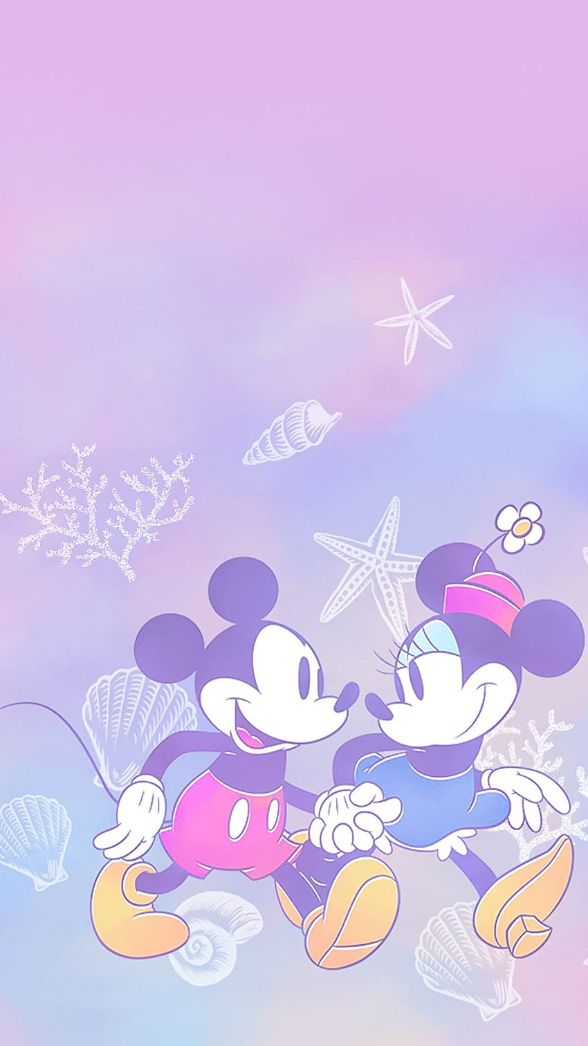 ミッキー＆ミニーマウスのBGにダイアナGN。 ミッキーマウス、ディズニーキャラクター、iPhone background disney、Purple Minnie Mouse HD電話の壁紙