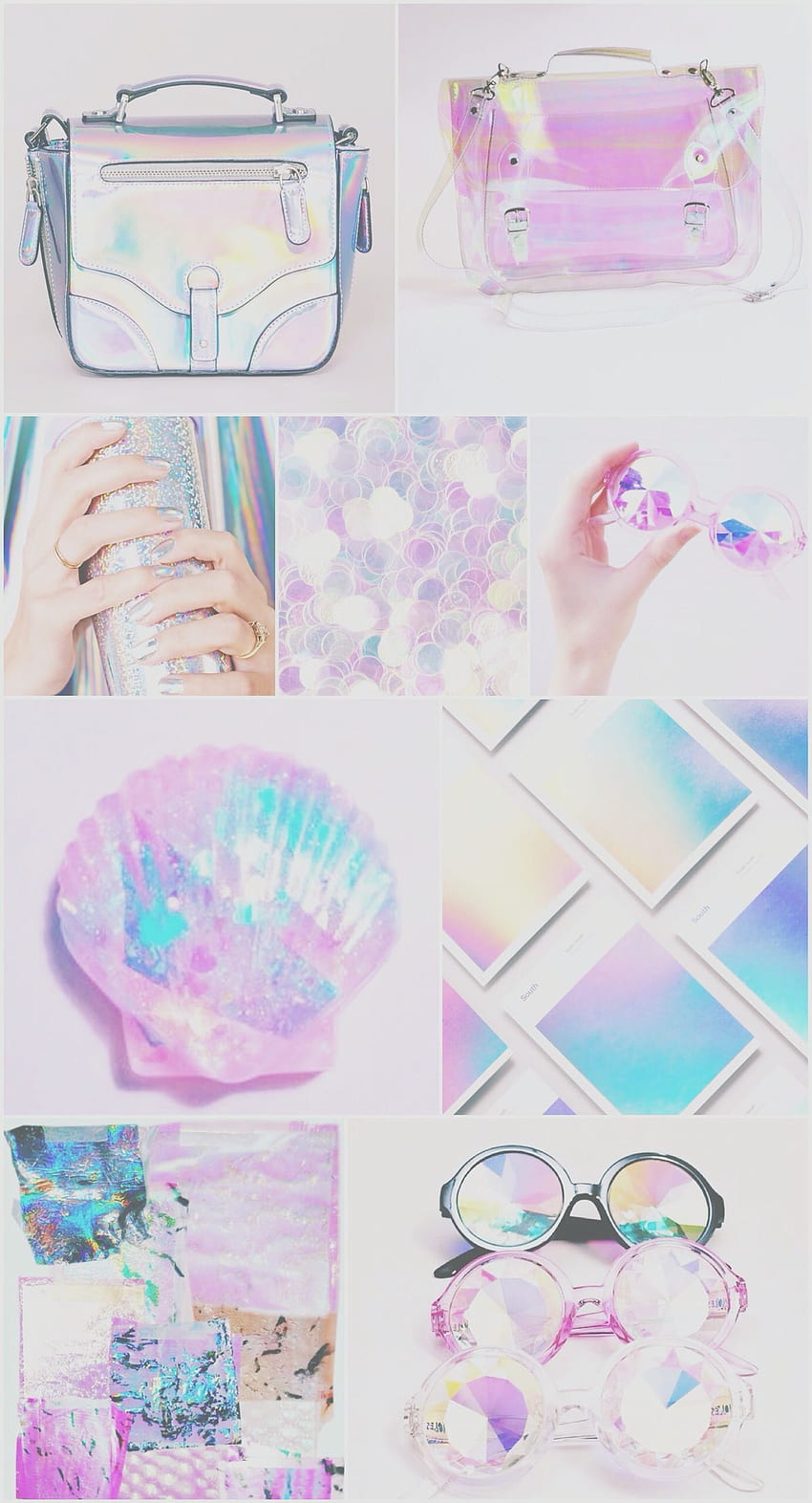 Iridescent holographic , iPhone, android, pretty, pink, Eyelash Unicorn PC HD phone wallpaper