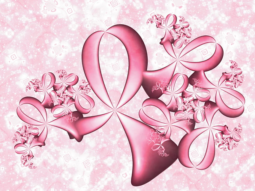 Pink Ribbon Background for . Ribbon , Purple Ribbon Background and Ribbon Present, Cancer Awareness HD wallpaper