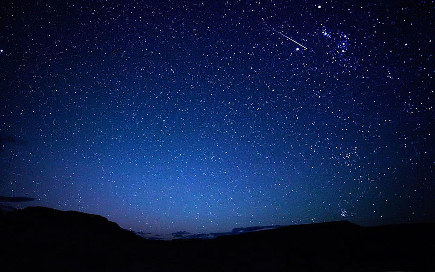 Cielo estrellado, impresionante cielo estrellado, hermoso cielo estrellado nocturno fondo de pantalla