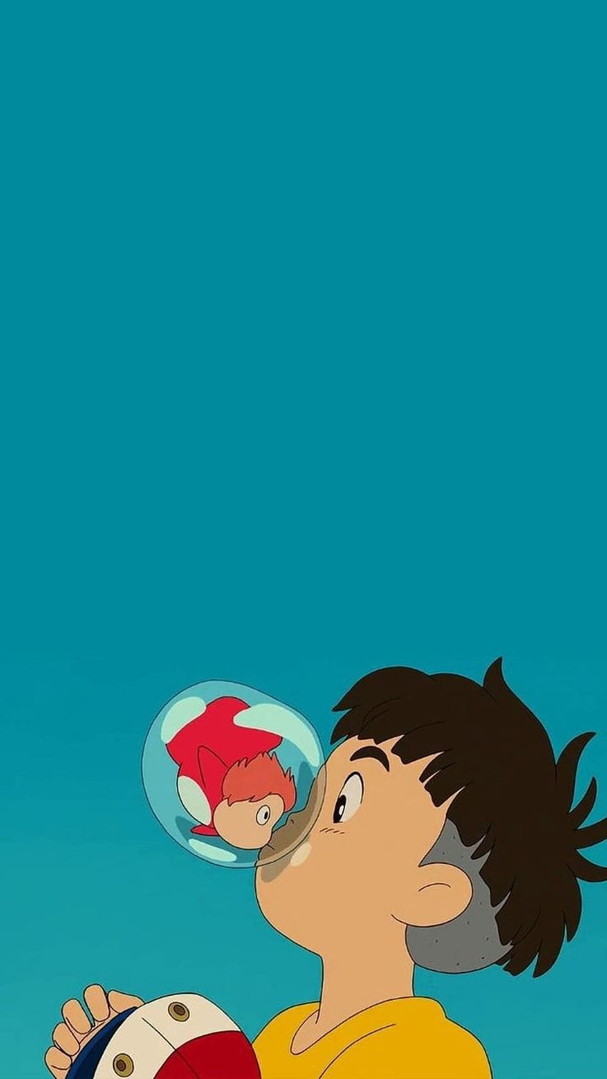 o w Studio Ghibli autorstwa Ame_May•♡, Studio Ghibli Ponyo Tapeta na telefon HD
