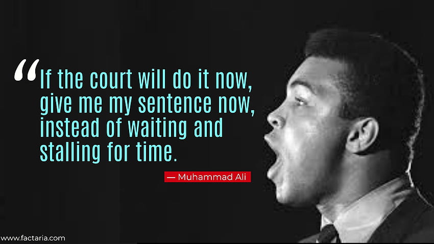 Frases de Muhammad Ali sobre a Guerra do Vietnã. Citações vietcongues de Ali, Motivacional de Muhammad Ali papel de parede HD