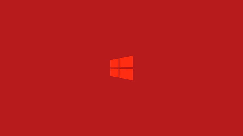 Red Windows 2020, Clean Red HD wallpaper