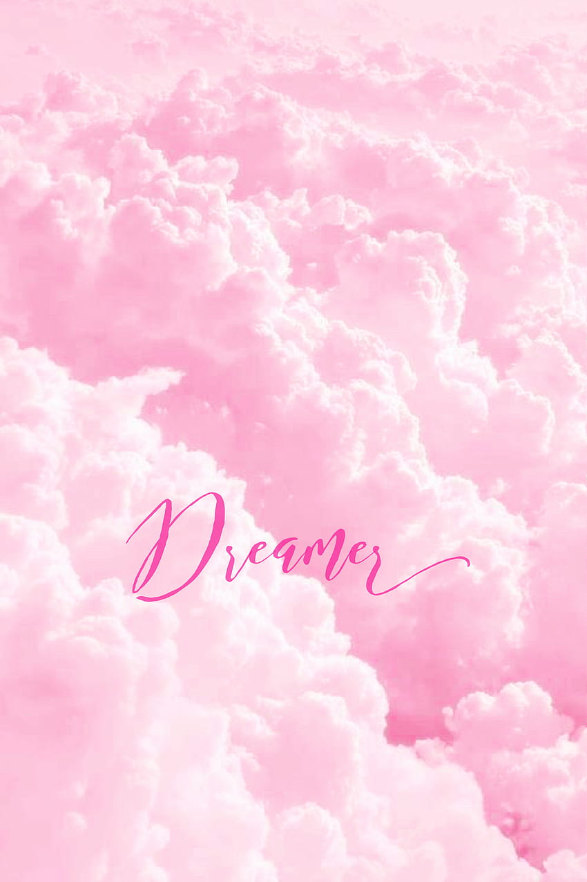 Pink Dreamer IPhone Mobile Background. Fundo Nuvem, Nuvens Cor De Rosa, Planos De Fundo HD phone wallpaper
