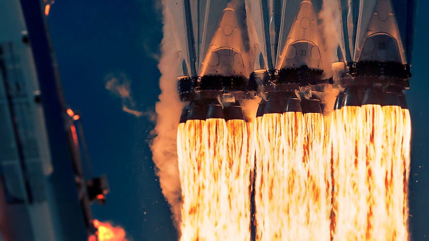 startowe Falcon Heavy: przeróbka Tapeta HD