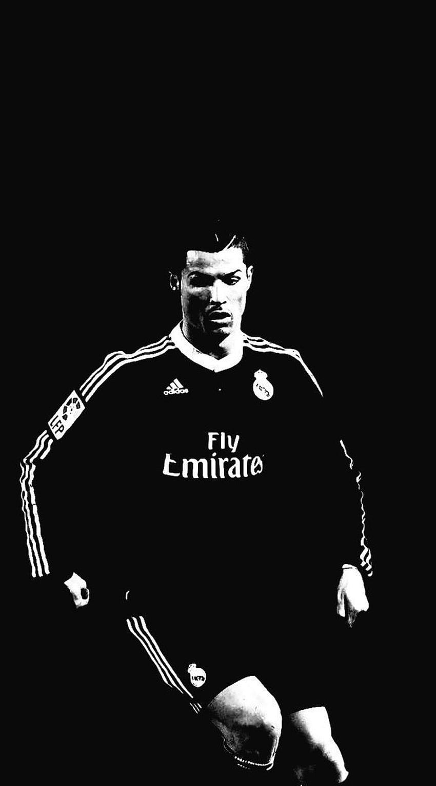False - Cristiano Ronaldo. Mobile, Cristiano Ronaldo Black HD phone wallpaper