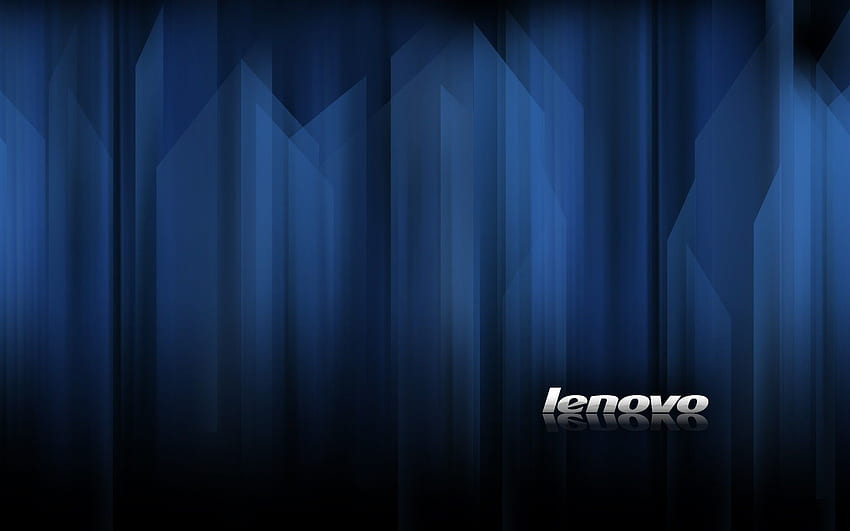 technology, computer, logos, blue, brands. Lenovo , for laptop, Hi tech HD wallpaper