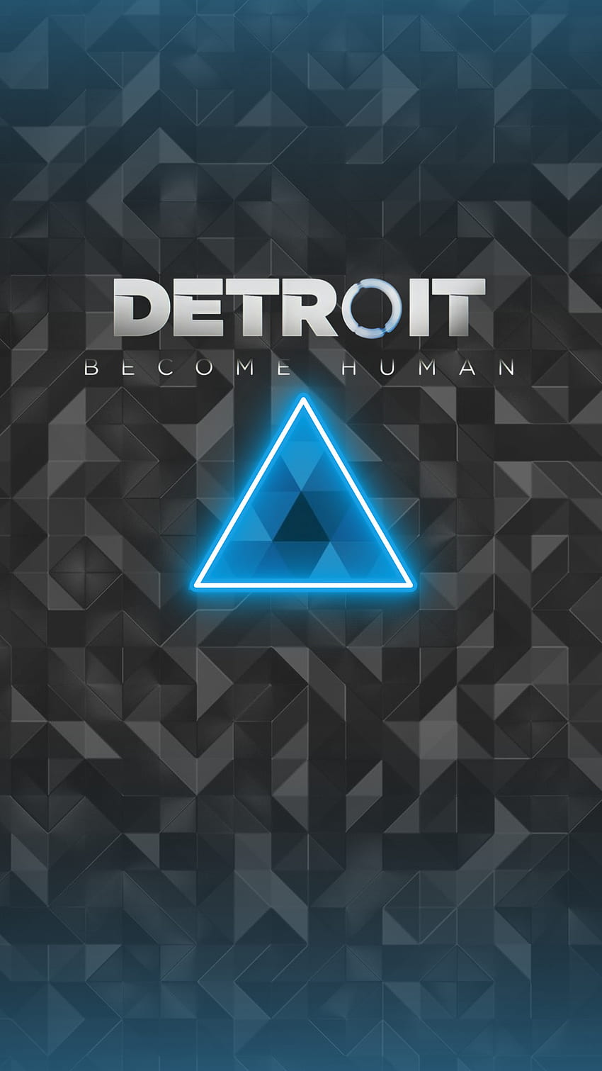 Detroit become human, aqua, art HD phone wallpaper