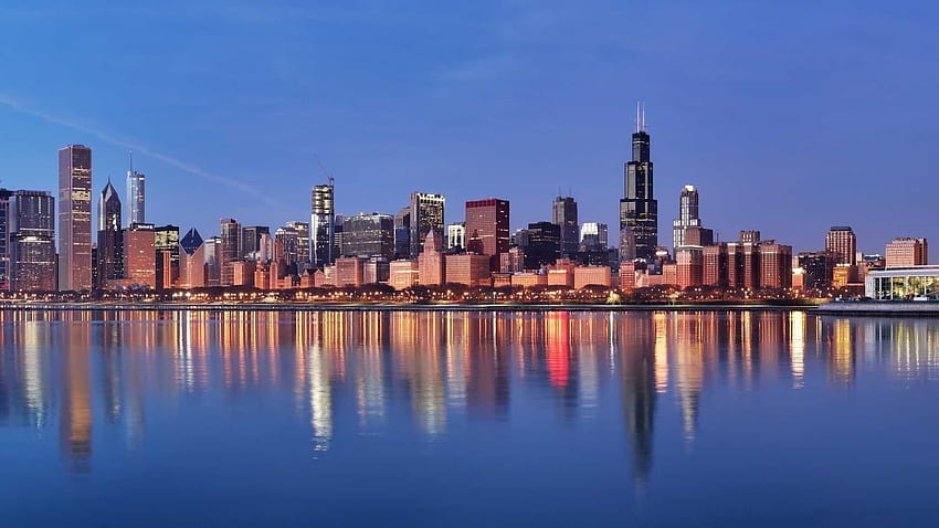 Cities, Rivers, City, Skyscrapers, Michigan HD wallpaper