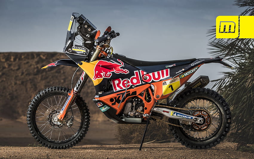 : 2018 Red Bull KTM 450 Rally .au, Red Bull Motocross papel de parede HD