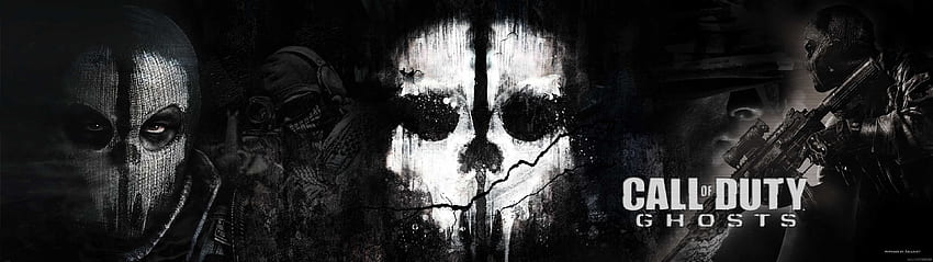 Monitor duplo de Call Of Duty Ghosts papel de parede HD