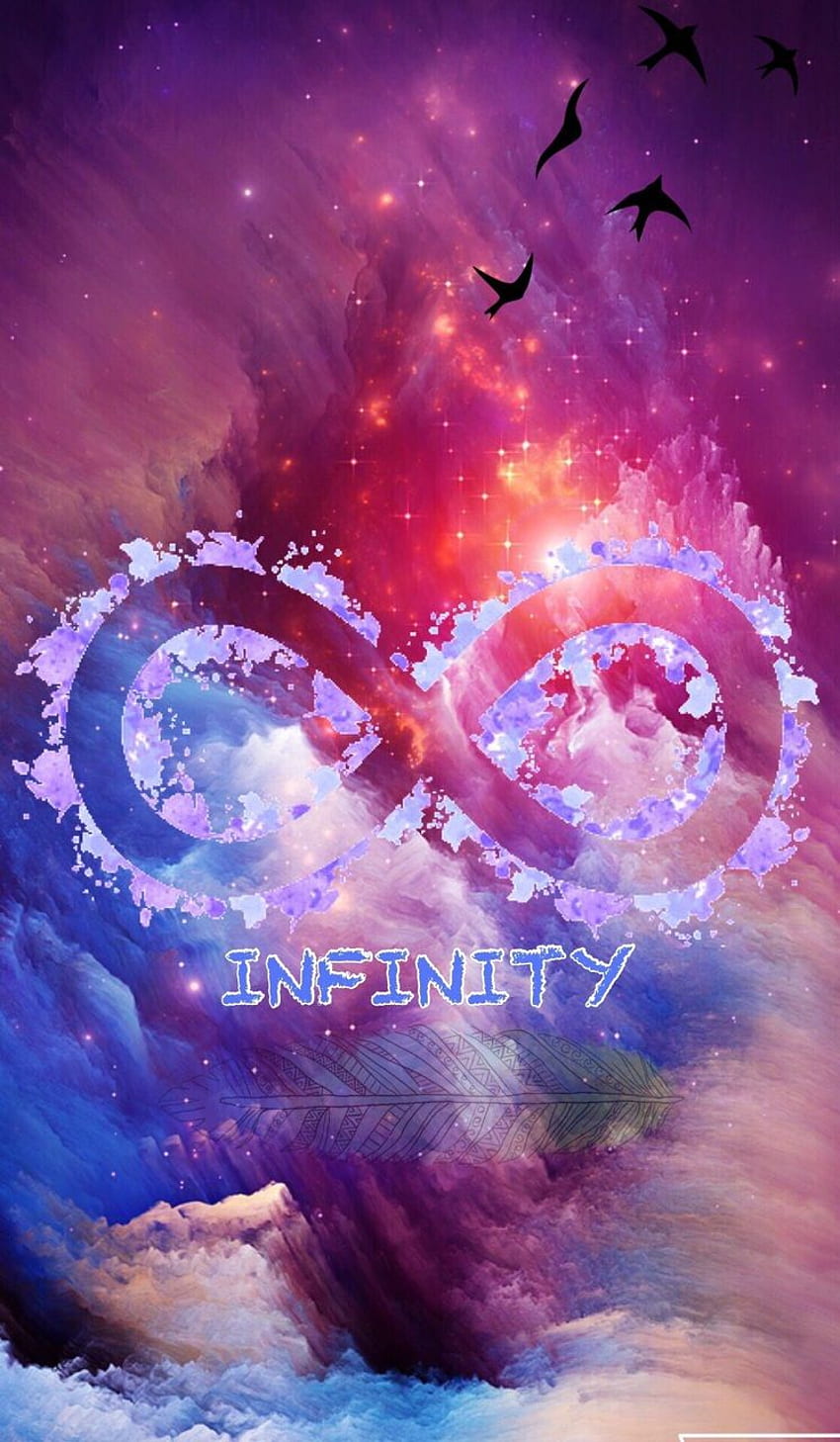 Infinity love galaxy HD phone wallpaper