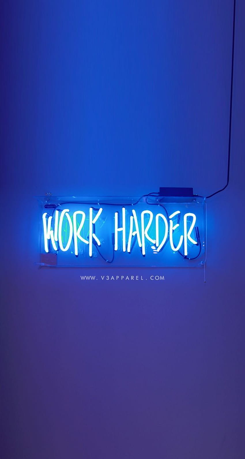 Phone & Celular : WORK HARDER! this phone, Blue Quote HD phone wallpaper